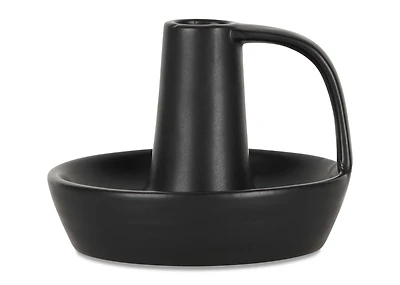 Barnaby Candle Holder Black