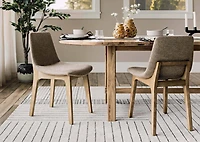 Isaac Rug 63x91 Ivory/Grey