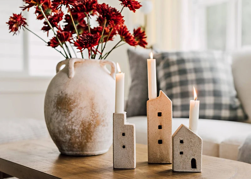 Casa Candle Holder Small Fawn