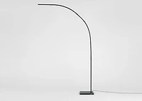 Tyne LED Arc Floor Lamp Black