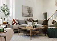 Nichols Wool Rug 108x144 Grey/Ivory