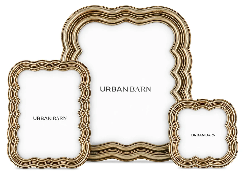 Deena Frame 4x4 Antique Brass