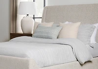 Thalia Cotton Pillow 14x24 Blue