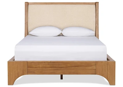 Wardel Bed -Theo Toffee/Arden San, QUEEN