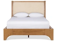 Wardel Bed -Theo Toffee/Arden San, QUEEN