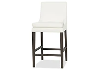 Murdoch Counter Stool -Becca Cream/Mink