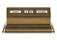 Moritz Table Calendar Brass