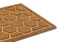Honeycomb Embossed Doormat Natural