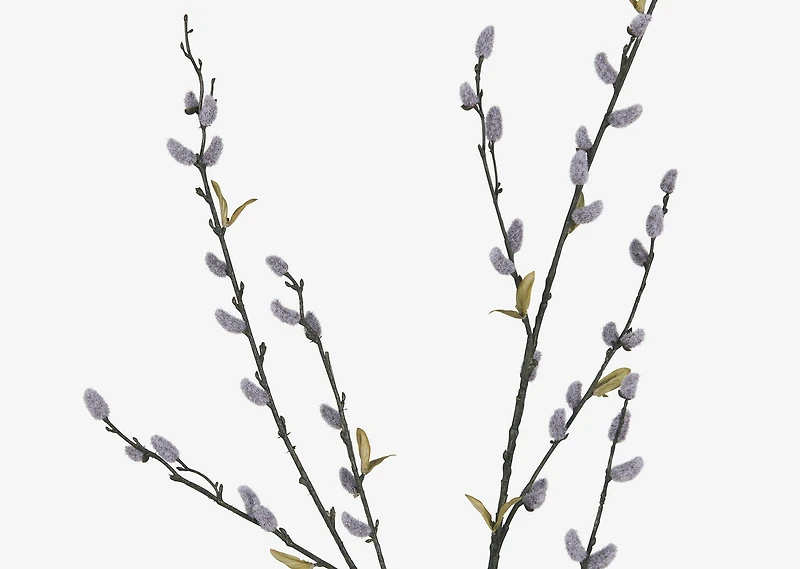 Jessa Pussy Willow Branch Grey/Brown