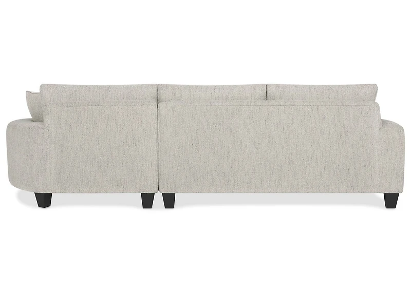 Bronx Round Chaise RCF -Fairfax Almond