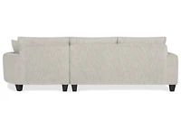 Bronx Round Chaise RCF -Fairfax Almond