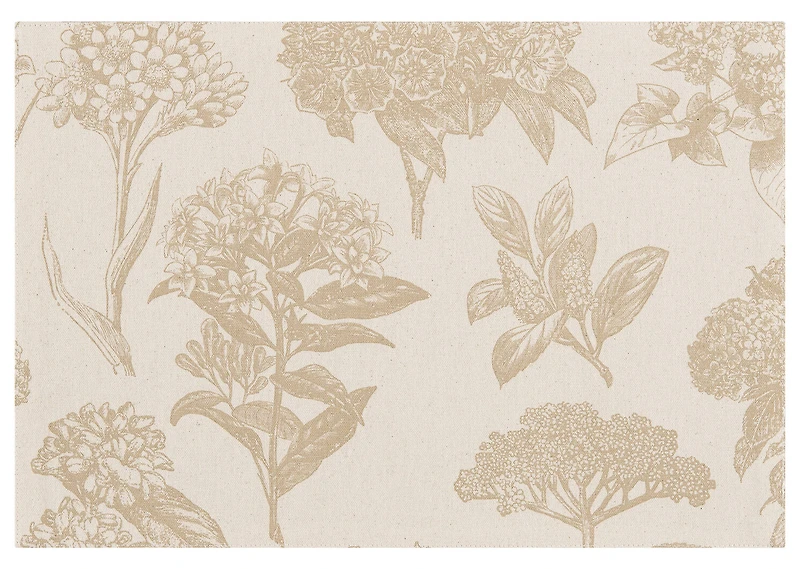 Hydrangea Placemat Natural/Sand