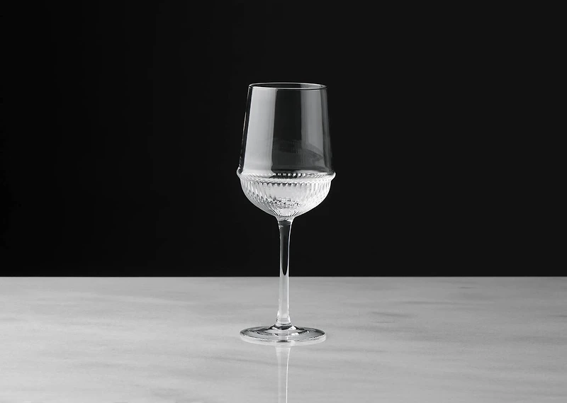 Audrina Wine Glass Clear