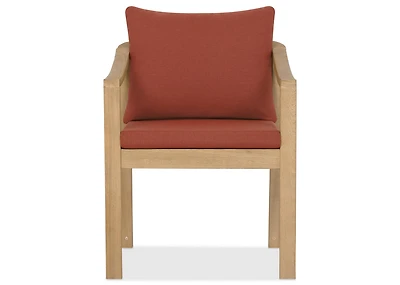 Tulum Outdoor Dining Chair -Rust