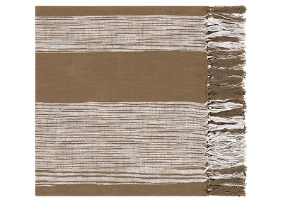 Renard Throw 50x60 Mushroom/Ivory