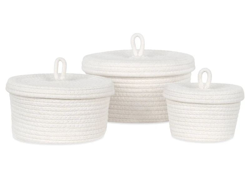 Icaria Basket Large Ivory