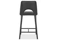 Yvette Lthr Counter Stool -Olson Slate