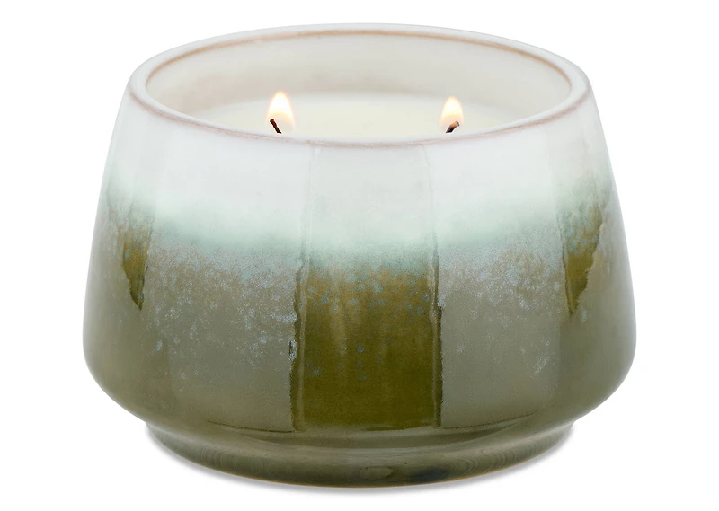 Gaia Candle Green/Ivory