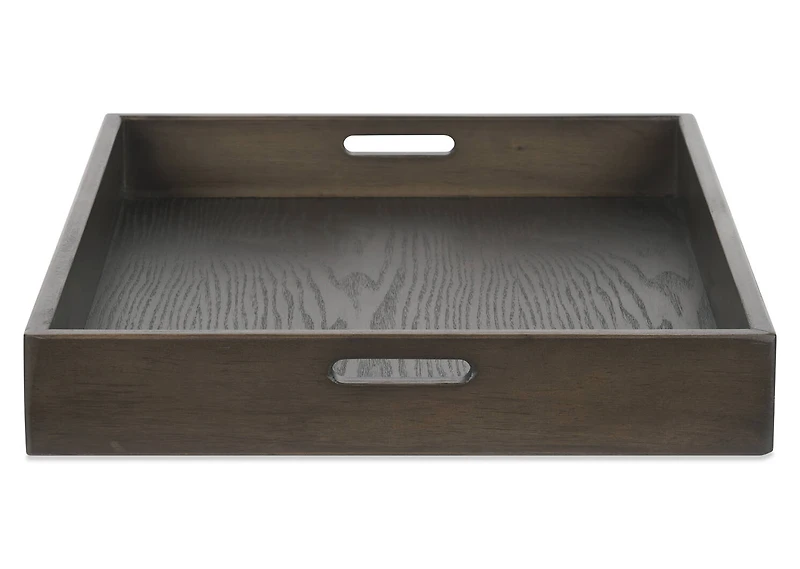 Beckley Rectangular Tray Umber