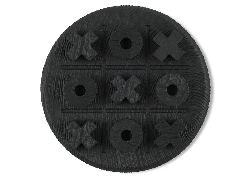 XO Tic Tac Toe Game Black