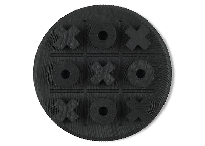 XO Tic Tac Toe Game Black