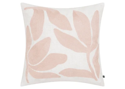 Keri Floral Pillow 20x20 Ivory/Pink Dust
