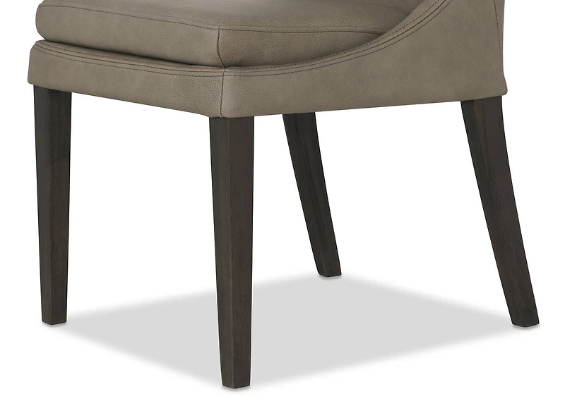 Maurizio Lthr Dining Chair -Torino Mocha