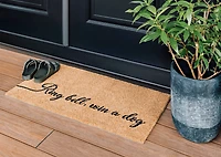 Win a Dog Doormat Natural