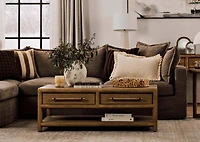 Claridge Cotton Ruffle Pillow 14x24 N