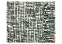 Betina Throw White/Blue/Pond
