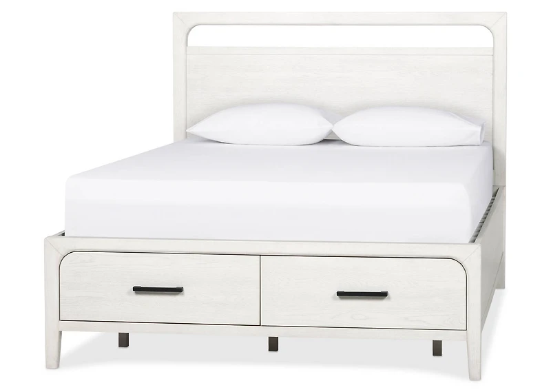 Marisol Storage Bed -Nevin Fog, QUEEN