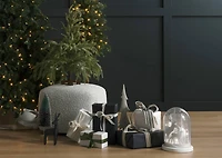 Nordic Reindeer Statue Set Black