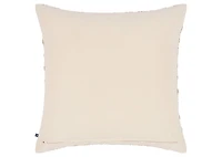 Monaro Cotton Pillow 20x20 Ivory/Blk