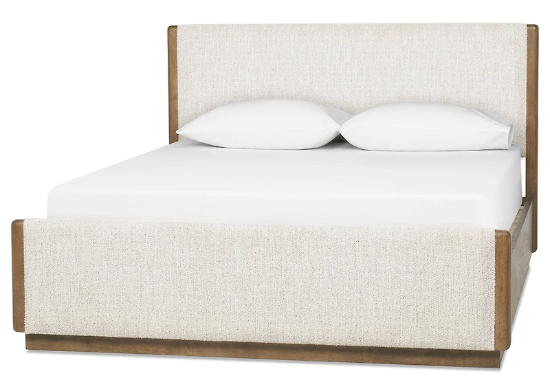 Wallen Bed -Dunn Clay/Lowen Oat, QUEEN