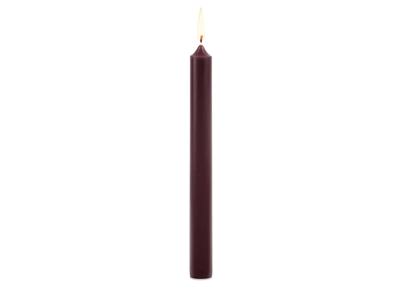 Cassa 6pc Taper Candles Set 8" Bordeaux