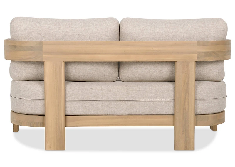 Tonga Outdoor Loveseat -Elio Oyster