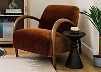 Gaia Candle Brown/Ivory