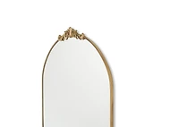 Faye Mantle Mirror Antique Brass