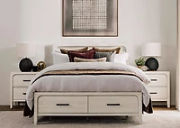 Marisol Storage Bed -Nevin Fog, QUEEN