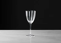 Violet Wine Glass Clear