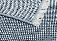 Ersilia Waffle Throw Navy/Ivory