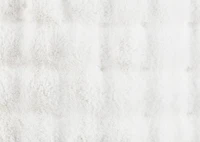 Zoey Faux Fur Throw White