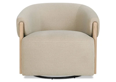 Alicent Swivel Armchair -Vaughn Sand