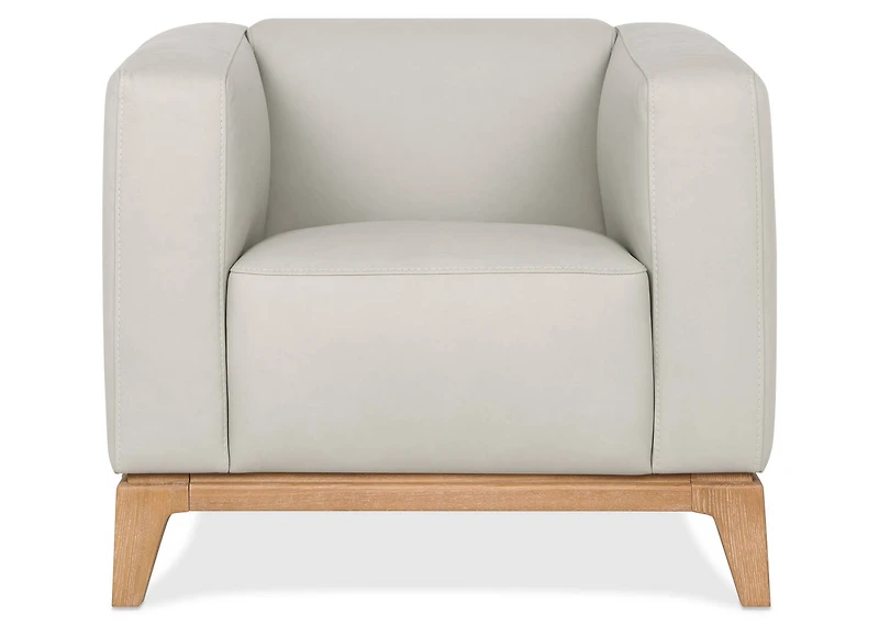 Cowan Leather Armchair -Vana Mist