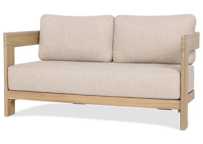 Tonga Outdoor Loveseat -Elio Oyster