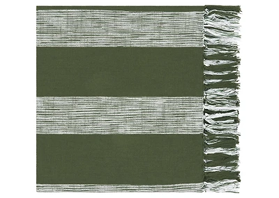 Renard Throw 50x60 Cypress/Ivory