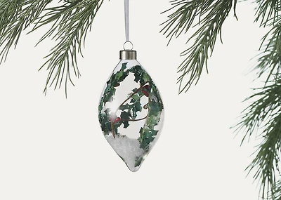 Holly Cone Ornament