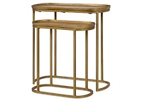 Lisboa Nesting Table Set -Brass