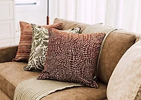 Sasha Pillow 20x20 Ash/Rust