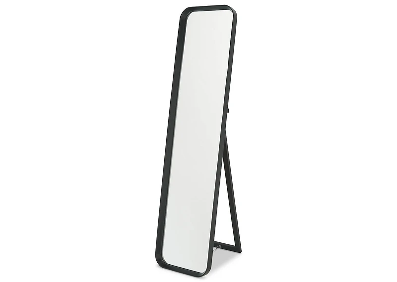 Ruben Standing Oak Mirror Black